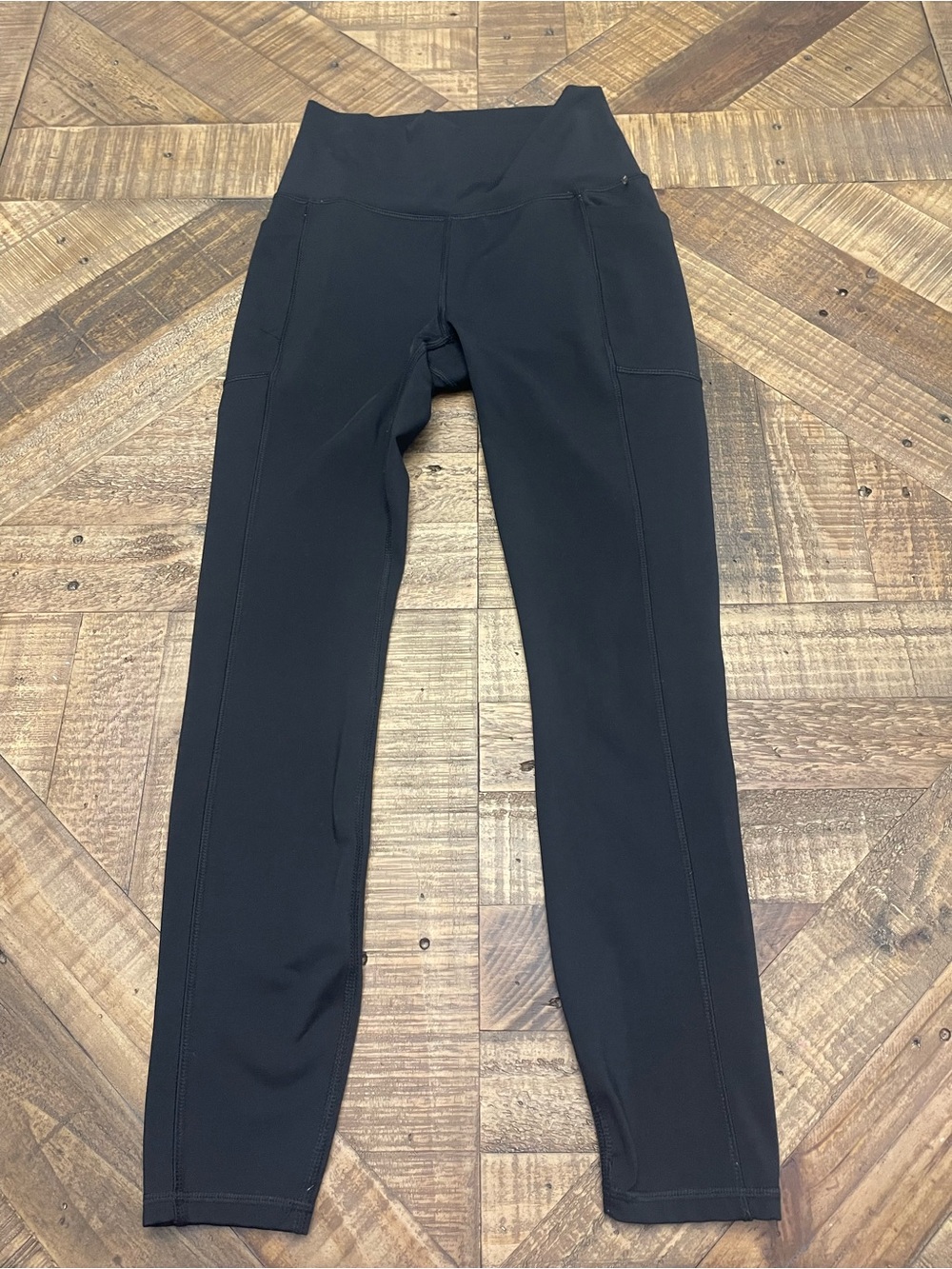 Spyder Active High-Rise Athletic Leggings with Pockets Black Small